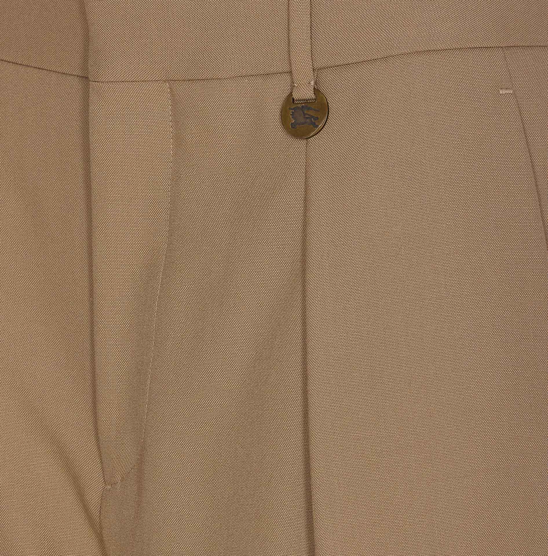 Burberry Shorts Beige Wool