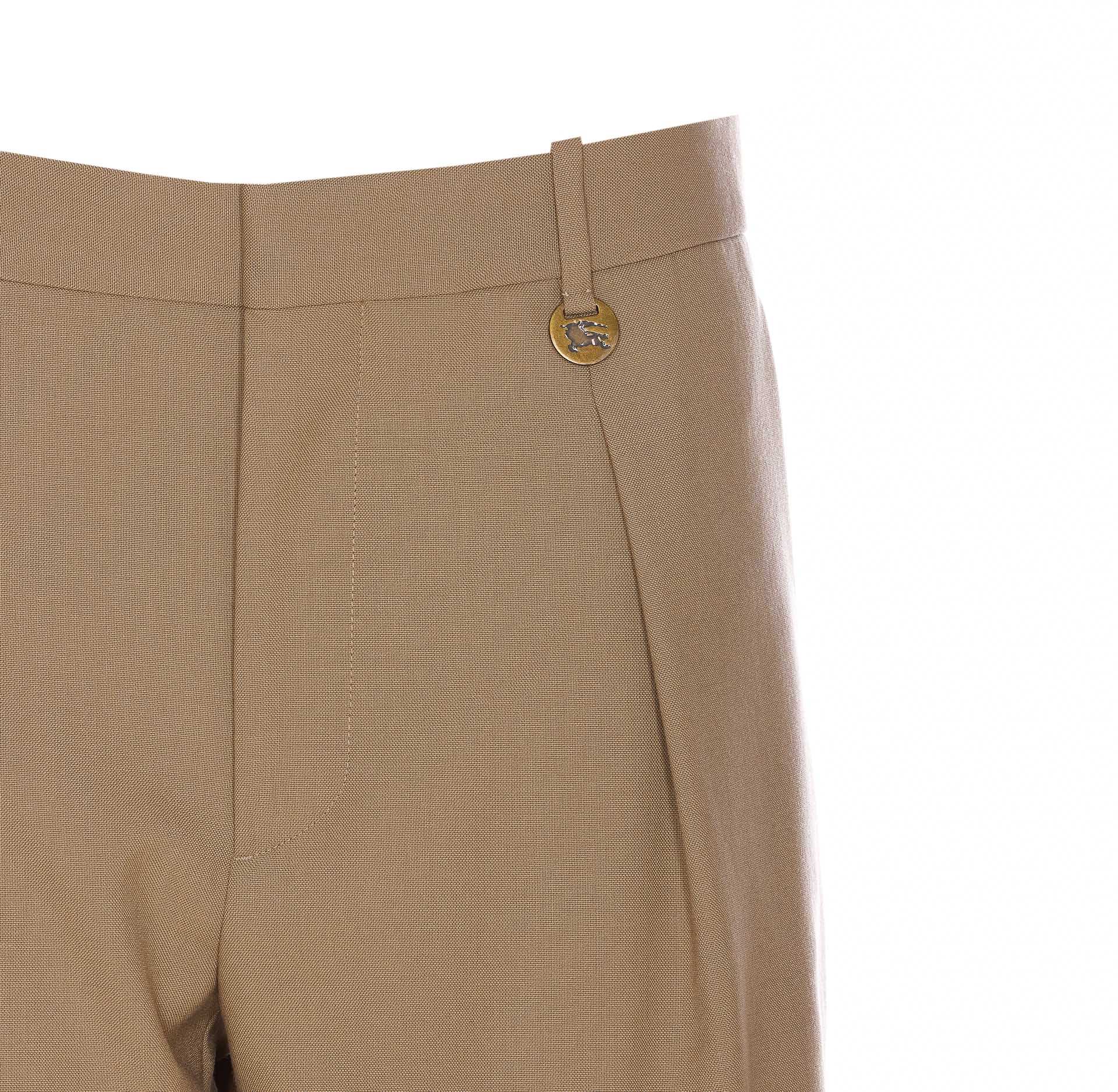 Burberry Shorts Beige Wool