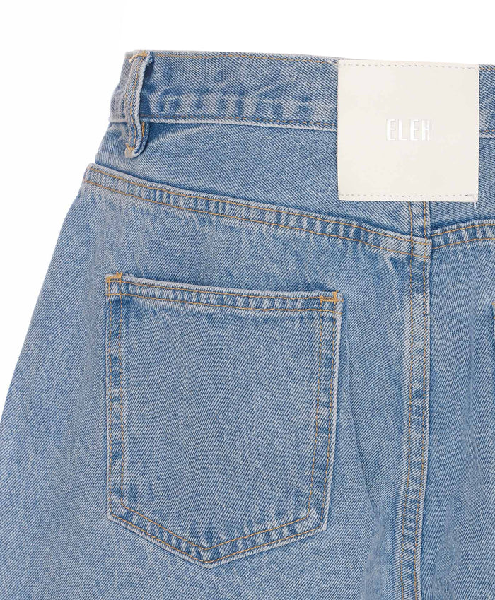 Eleh Shorts Blue Cotton