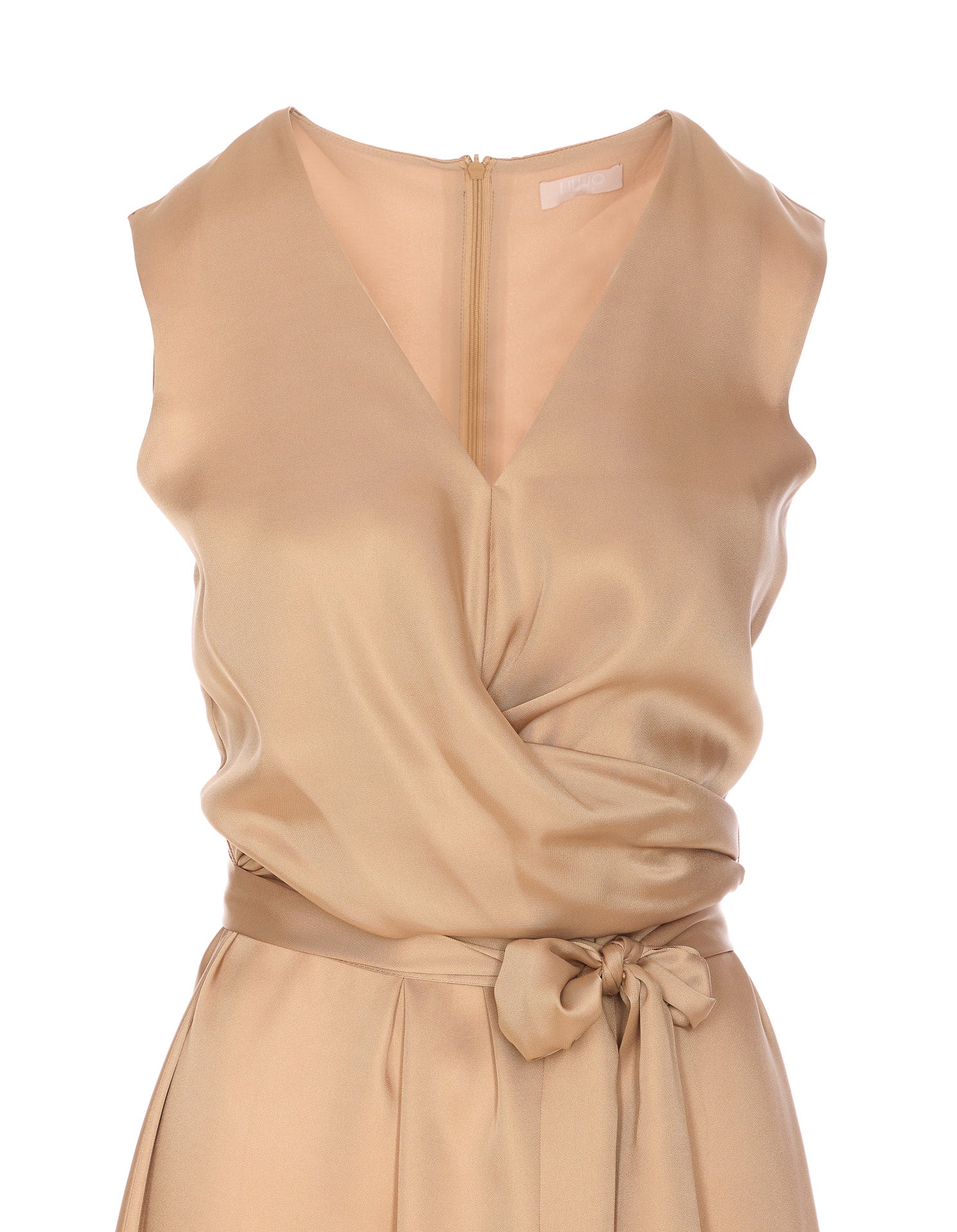 Liu Jo Dresses Beige Polyester