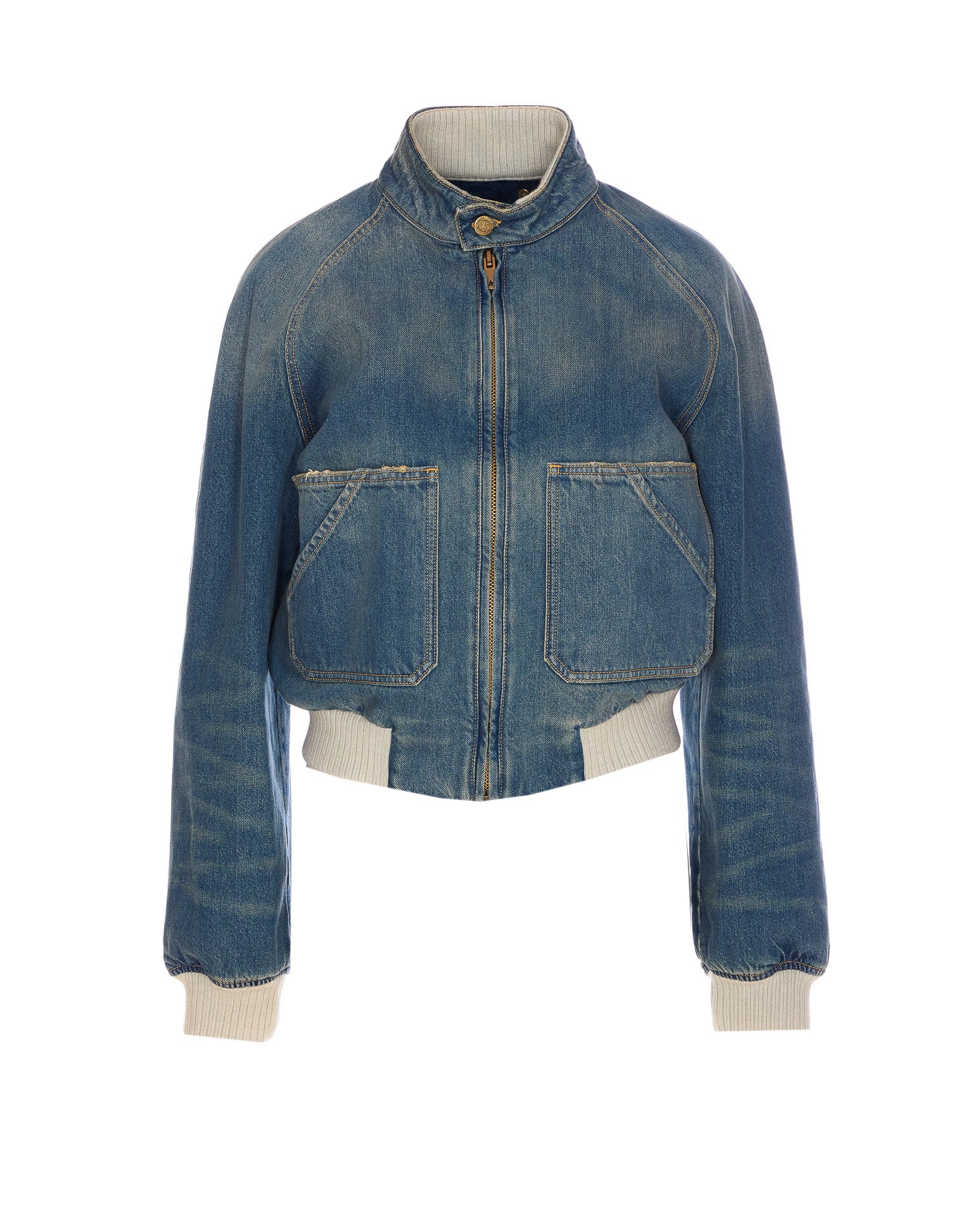 Golden Goose Jackets Blue Cotton