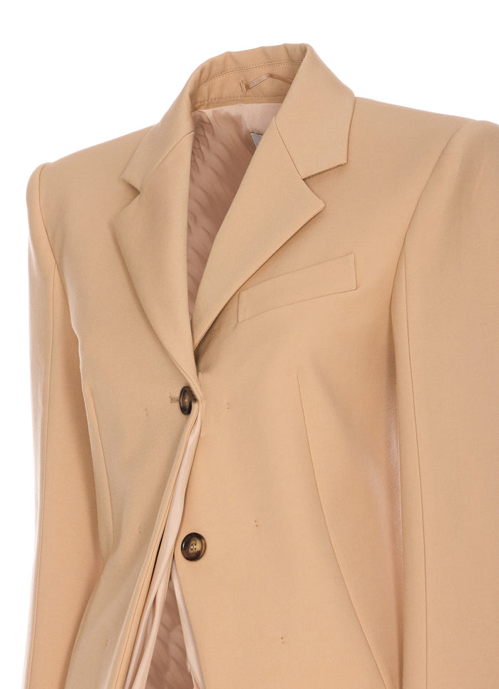 Sportmax Jackets Beige Cotton