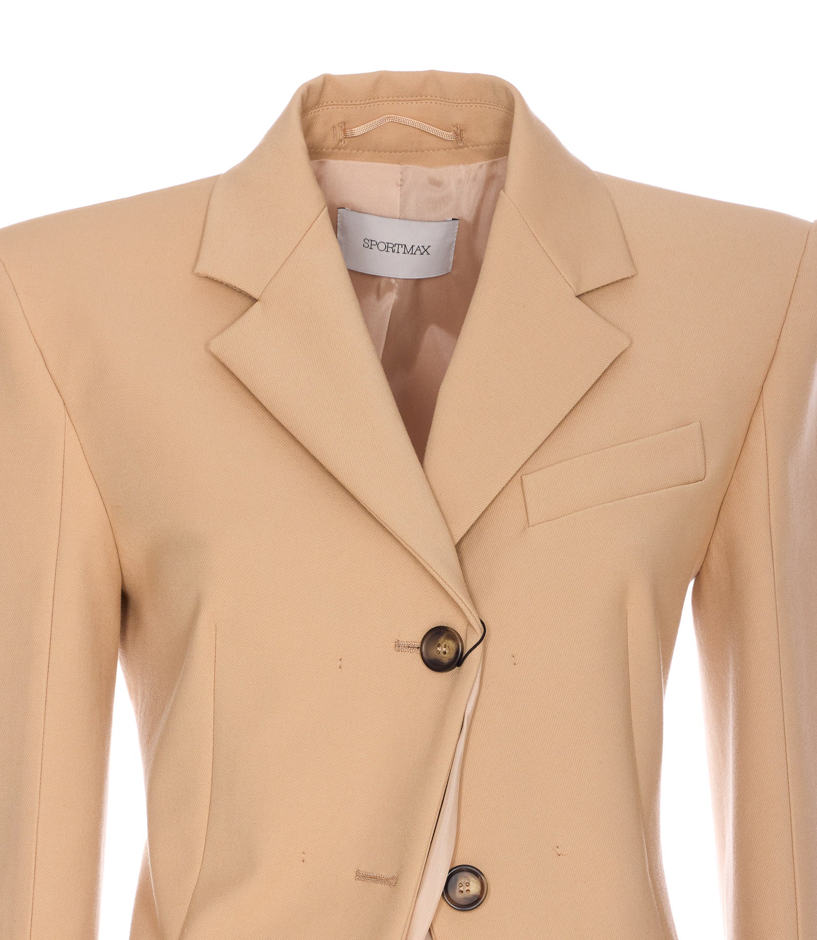 Sportmax Jackets Beige Cotton