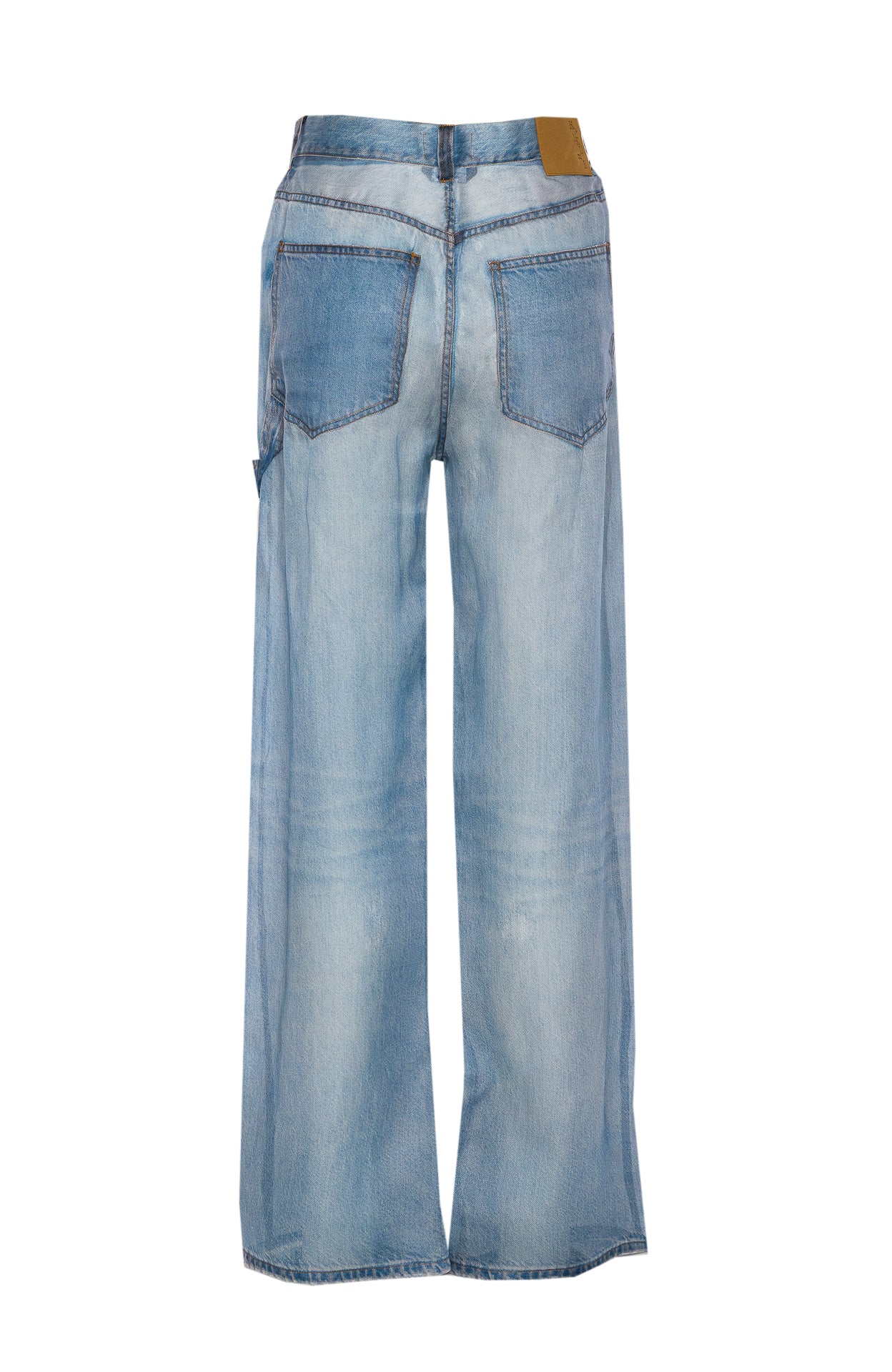 Haikure Jeans Blue Silk