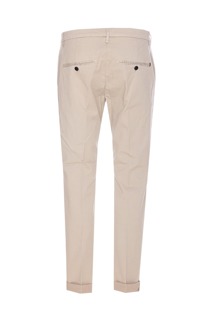 Dondup Trousers Beige Lyocell