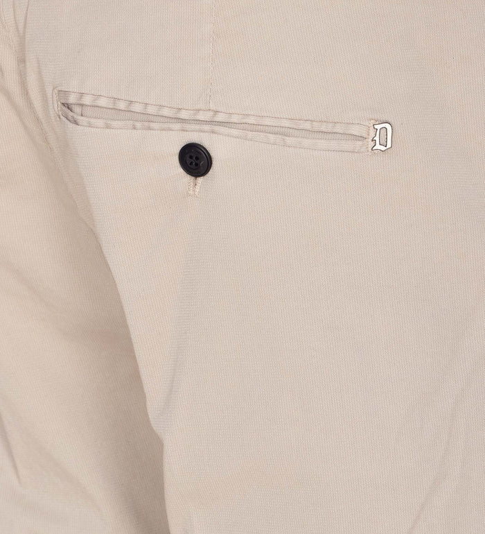 Dondup Trousers Beige Lyocell