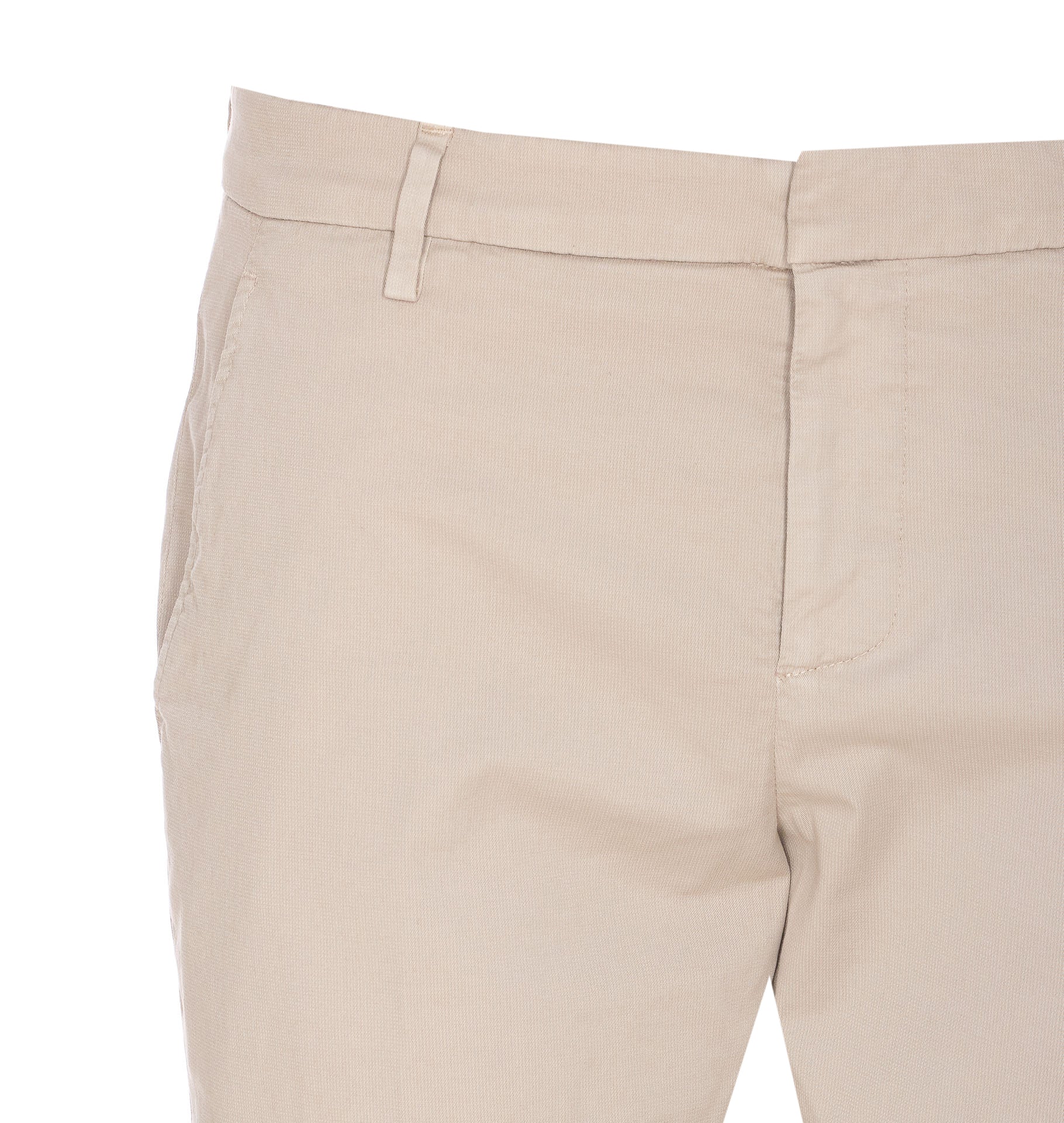 Dondup Trousers Beige Lyocell