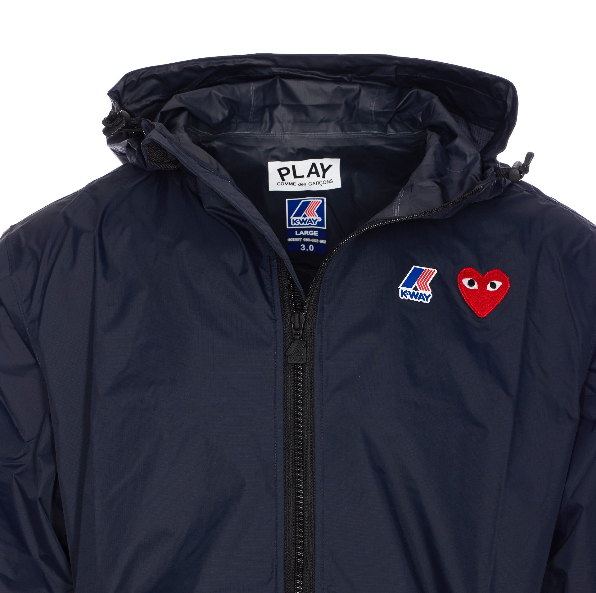 Comme Des Garcons Jackets Blue Polyamide