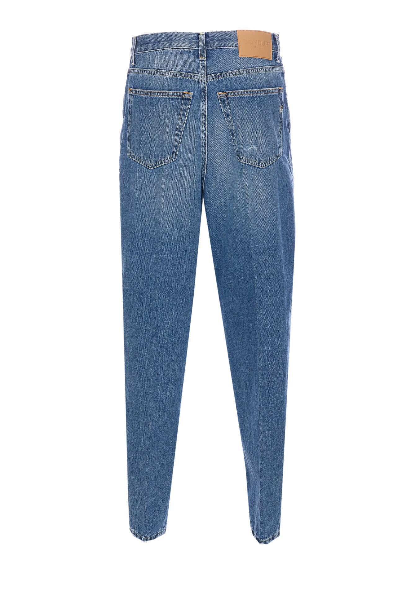 Dondup Trousers Blue Cotton