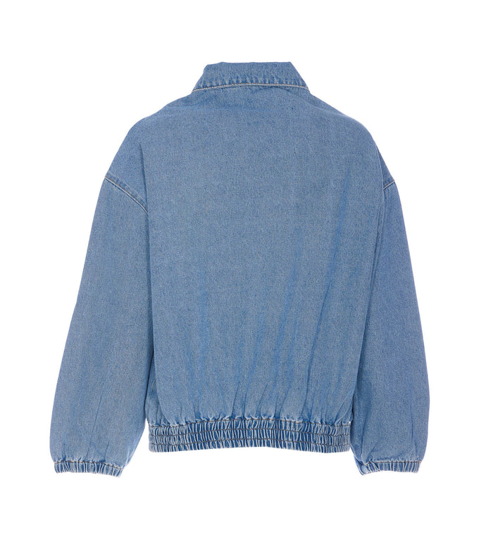 Eleh Jackets Blue Cotton