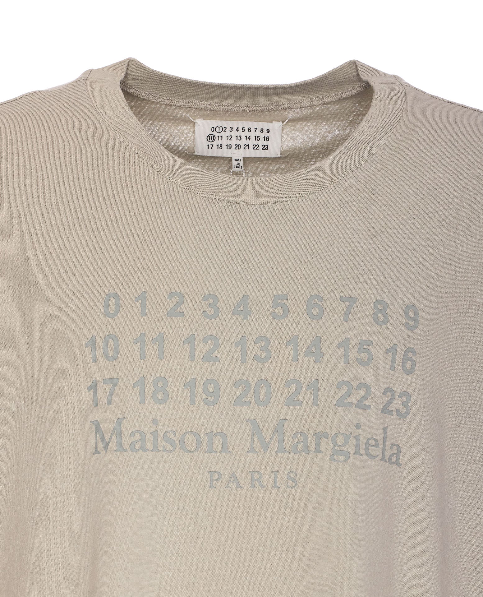 Maison Margiela T-Shirts And Polos Grey Cotton