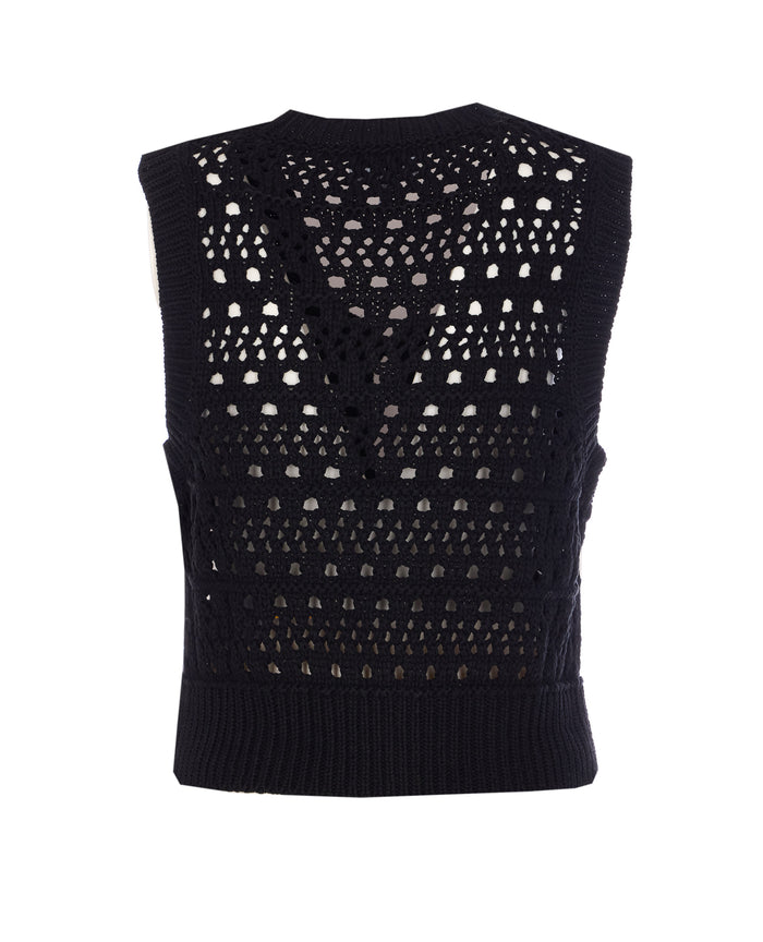Ganni Jackets Black Recycled Cotton