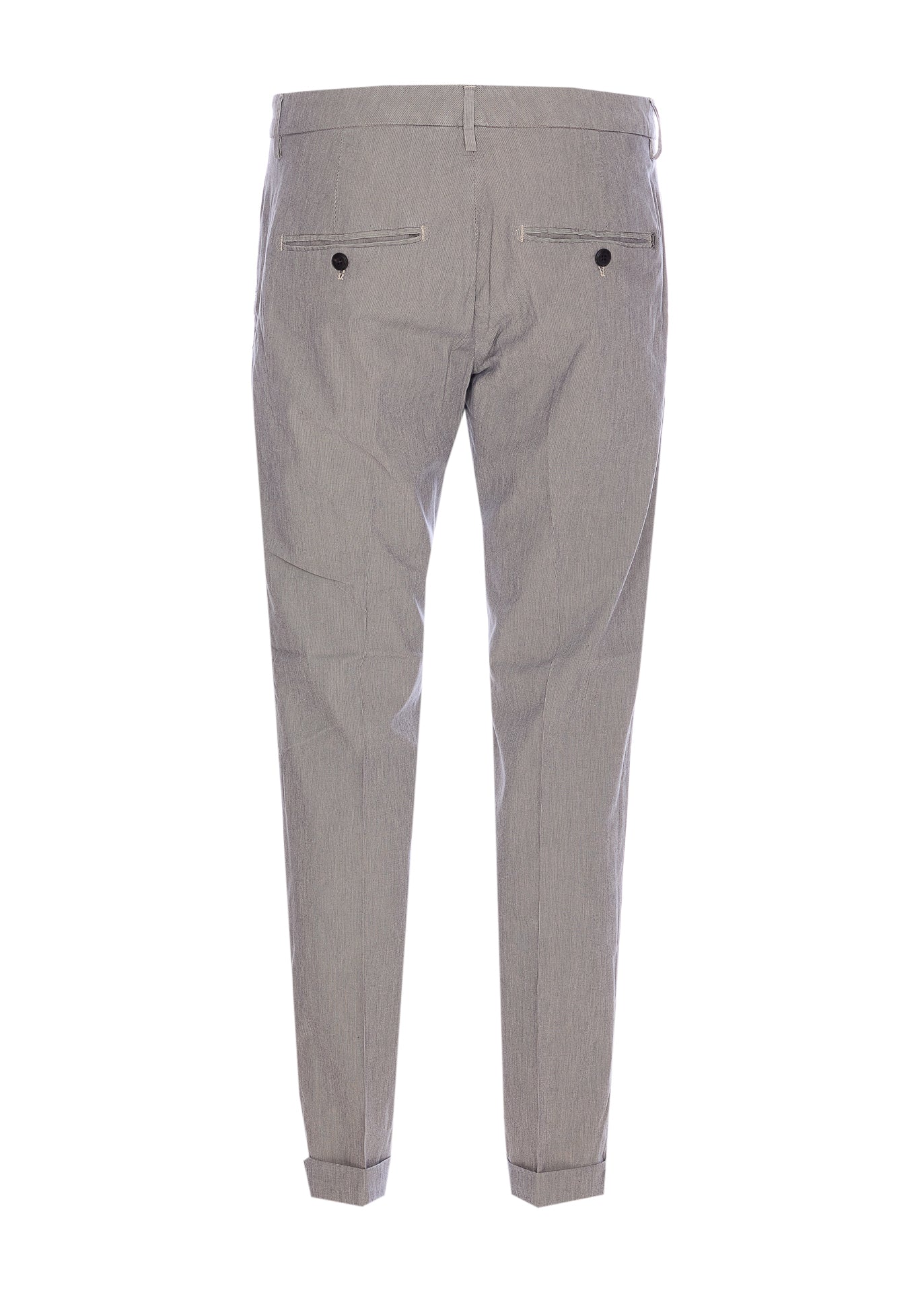 Dondup Trousers Grey Lyocell