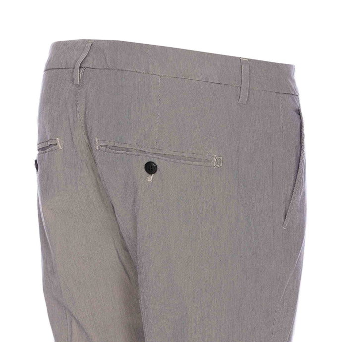 Dondup Trousers Grey Lyocell