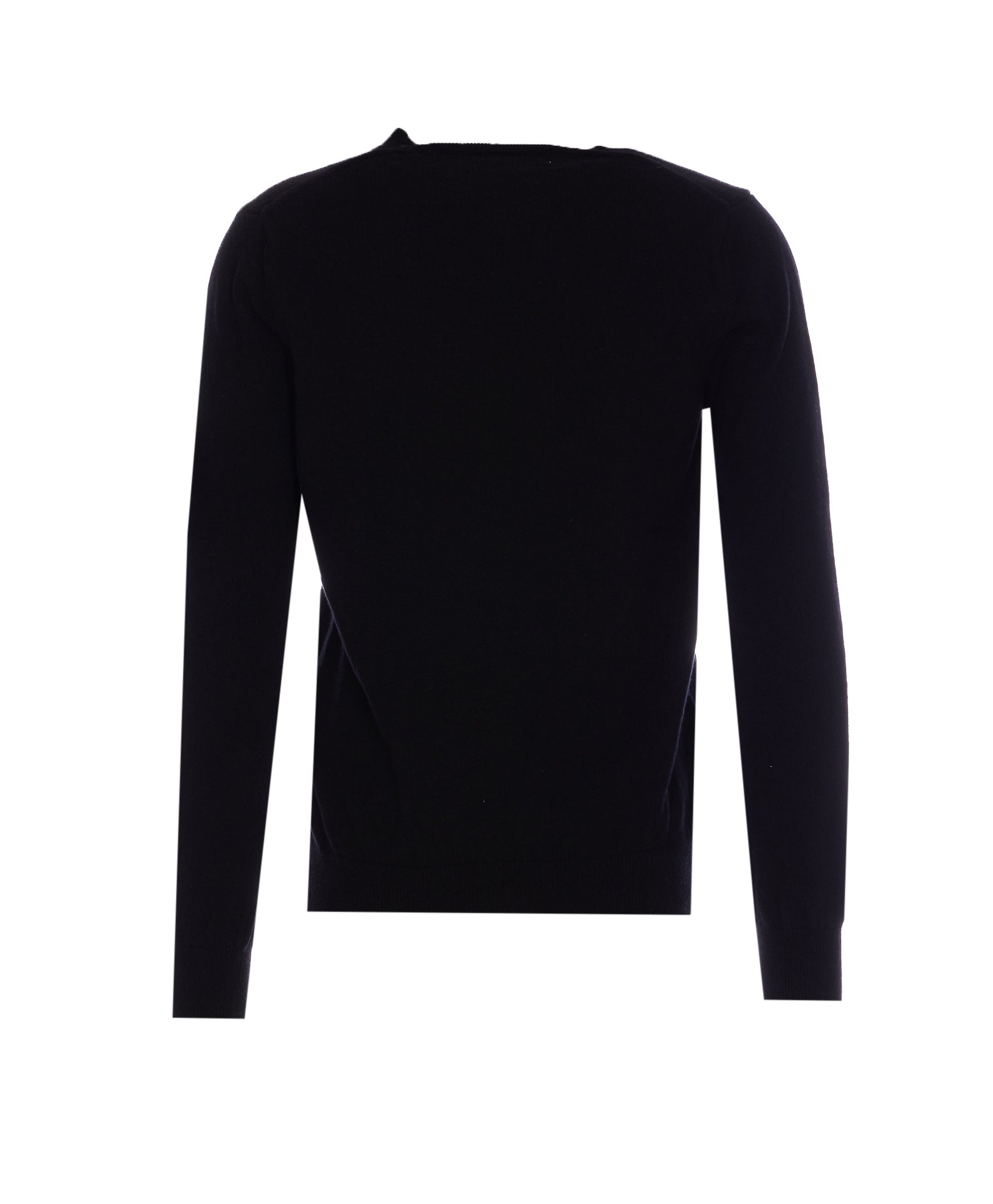 Comme Des Garcons Play Sweaters Black Wool