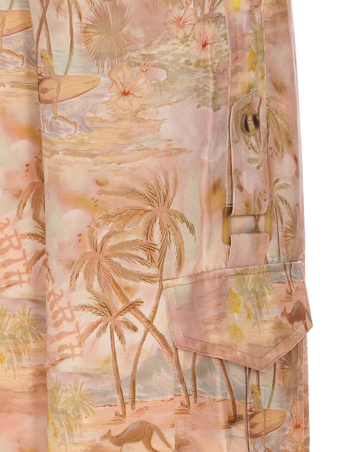 Zimmermann Trousers Multicolour Viscose