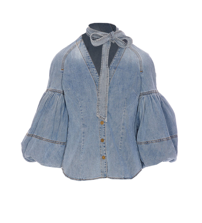 Zimmermann Shirts Blue Cotton