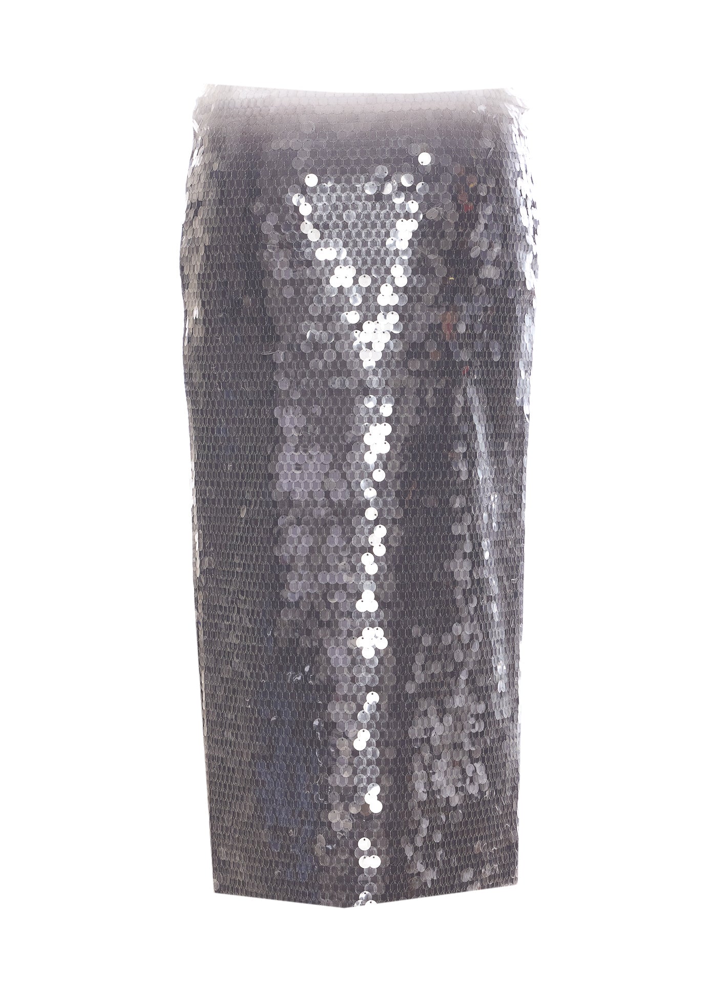 Sportmax Skirts Silver Polyamide