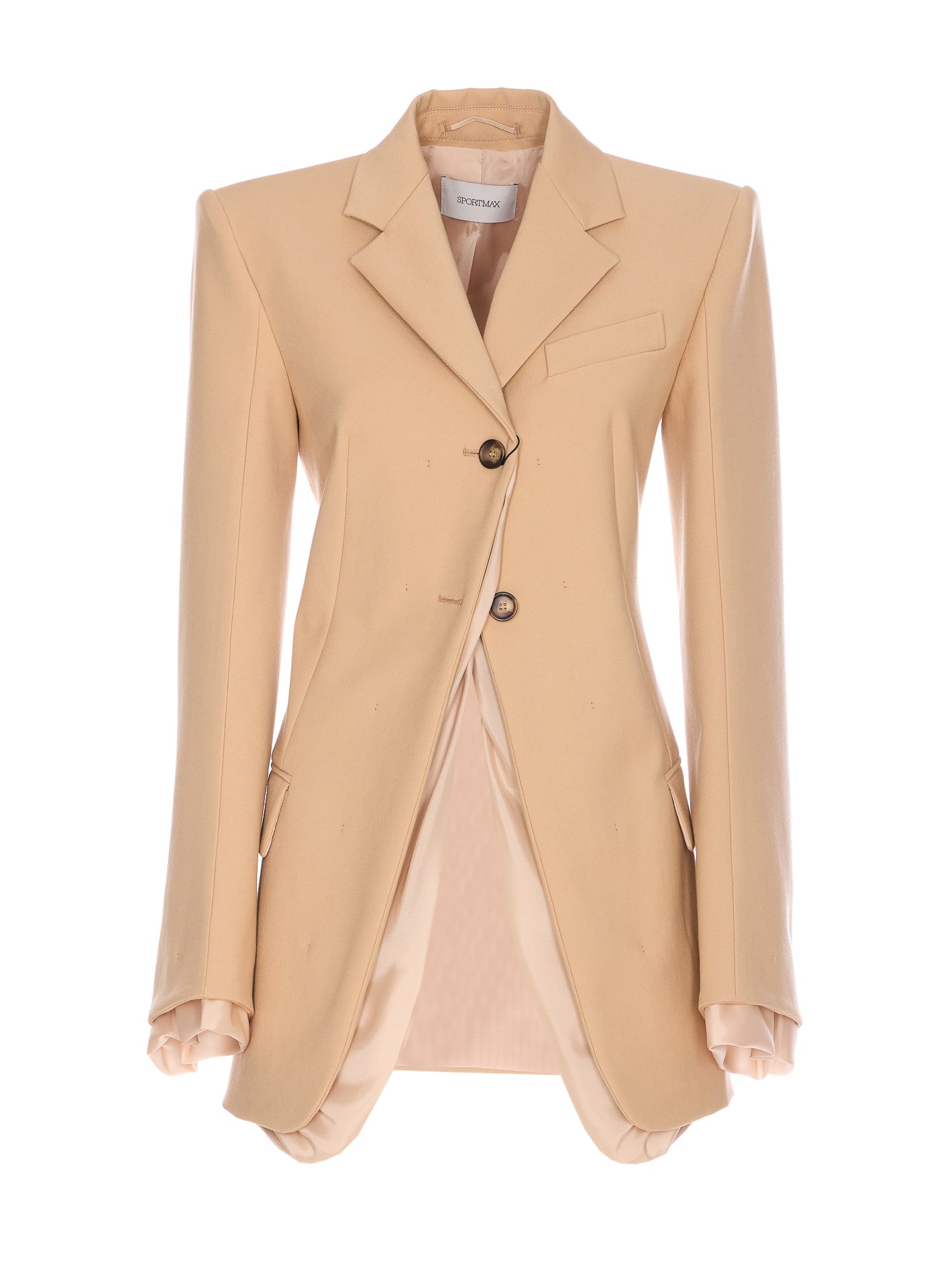 Sportmax Jackets Beige Cotton