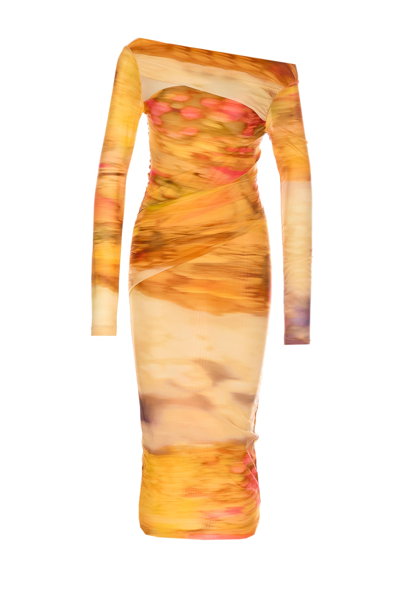 Pinko Dresses Orange Nylon