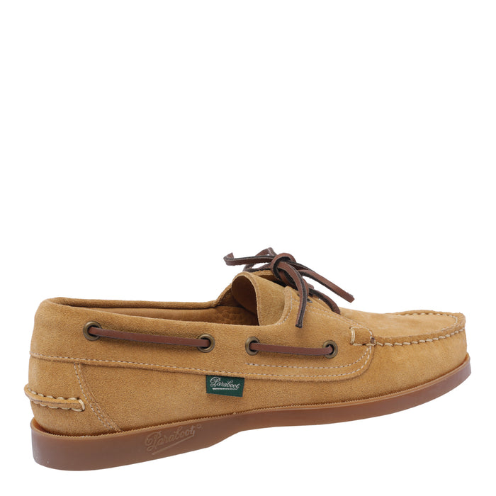Paraboot Flat Shoes Beige Suede Leather/rubber Sole