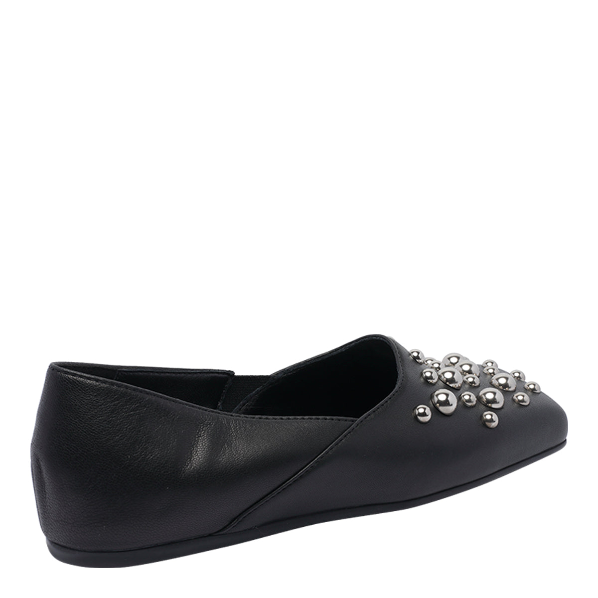 Vic Matie Flat Shoes Black Calf Leather/rubber Sole