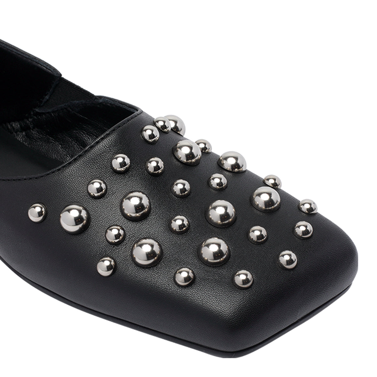 Vic Matie Flat Shoes Black Calf Leather/rubber Sole