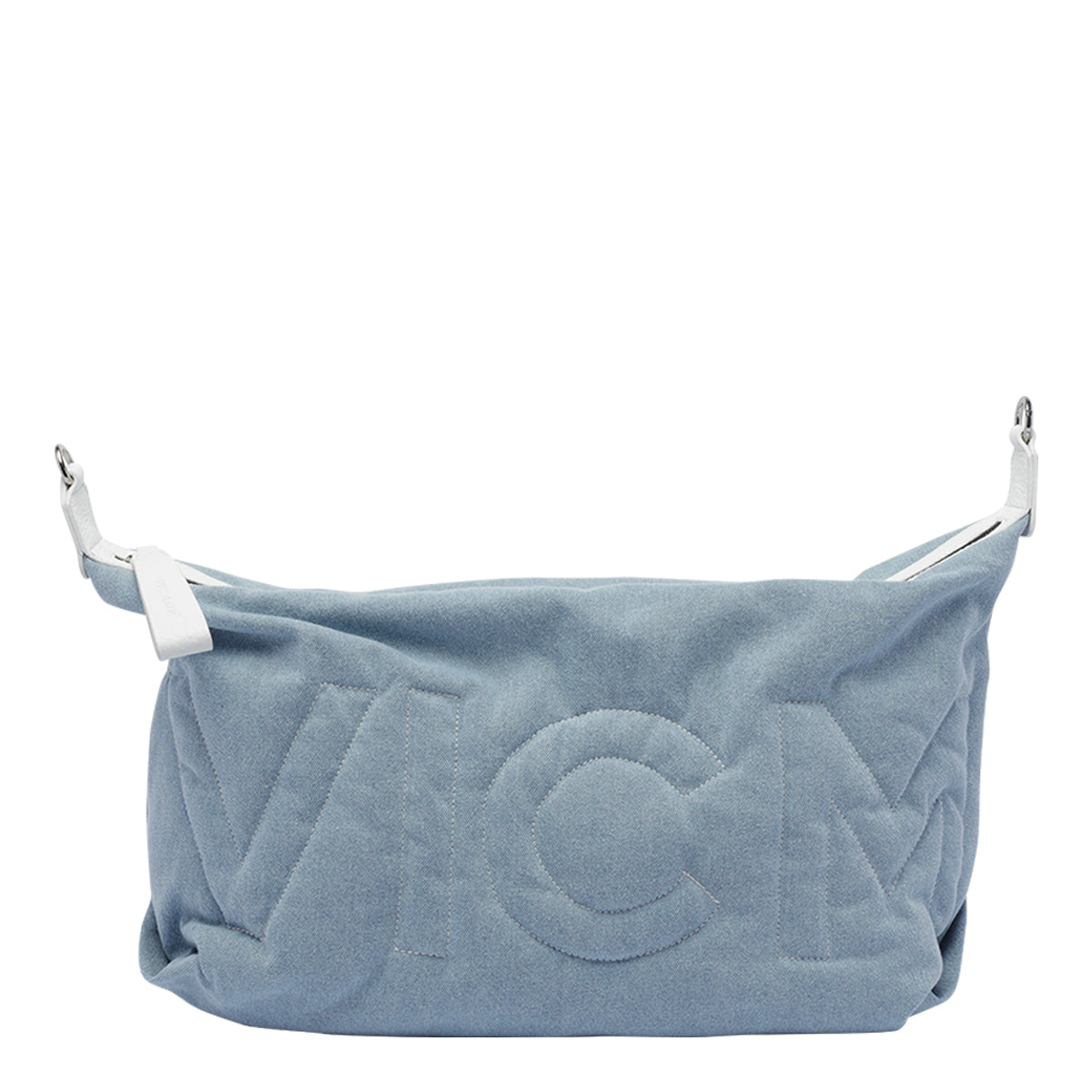 Vic Matie Bags White Calf Leather Fabric