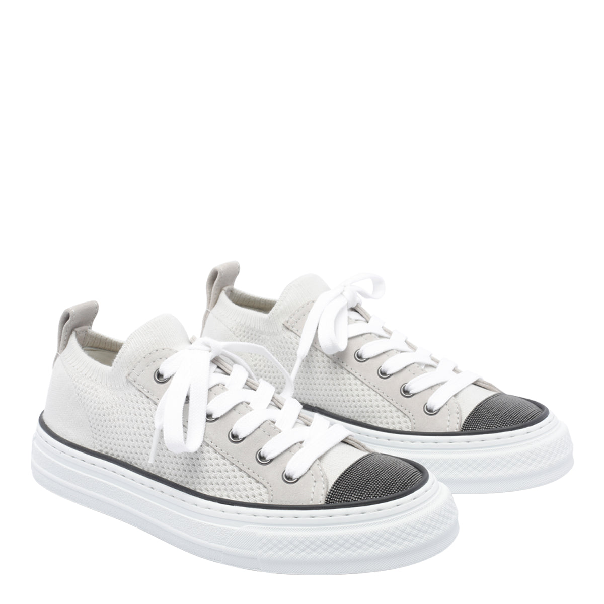 Brunello Cucinelli Sneakers Beige Cotton