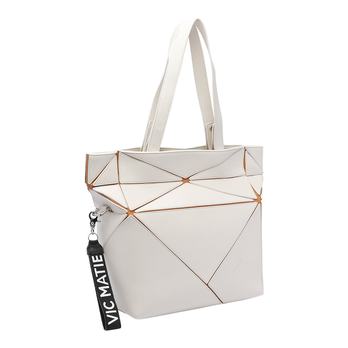 Vic Matie Bags White Calf Leather