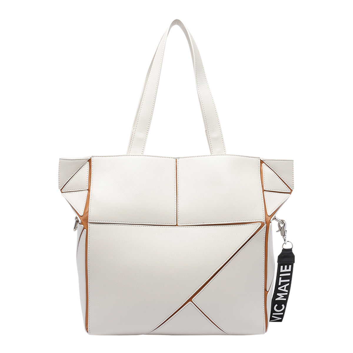 Vic Matie Bags White Calf Leather