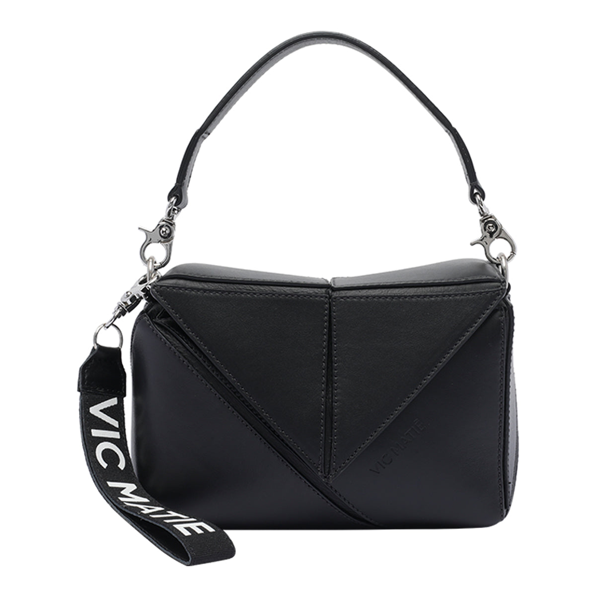 Vic Matie Bags Black Calf Leather