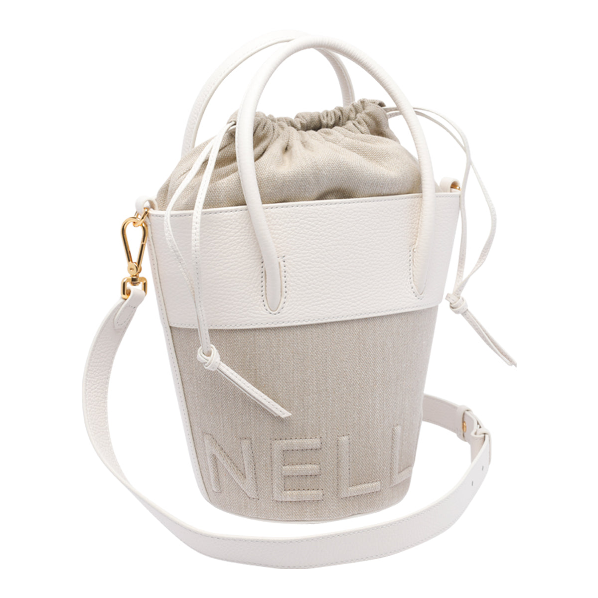 Coccinelle Bags Beige Fabric Leather Sole