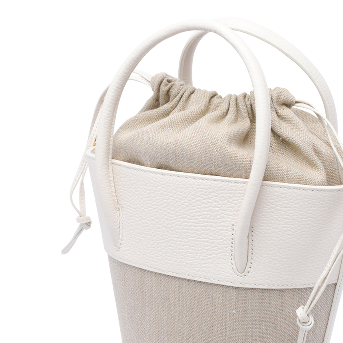 Coccinelle Bags Beige Fabric Leather Sole