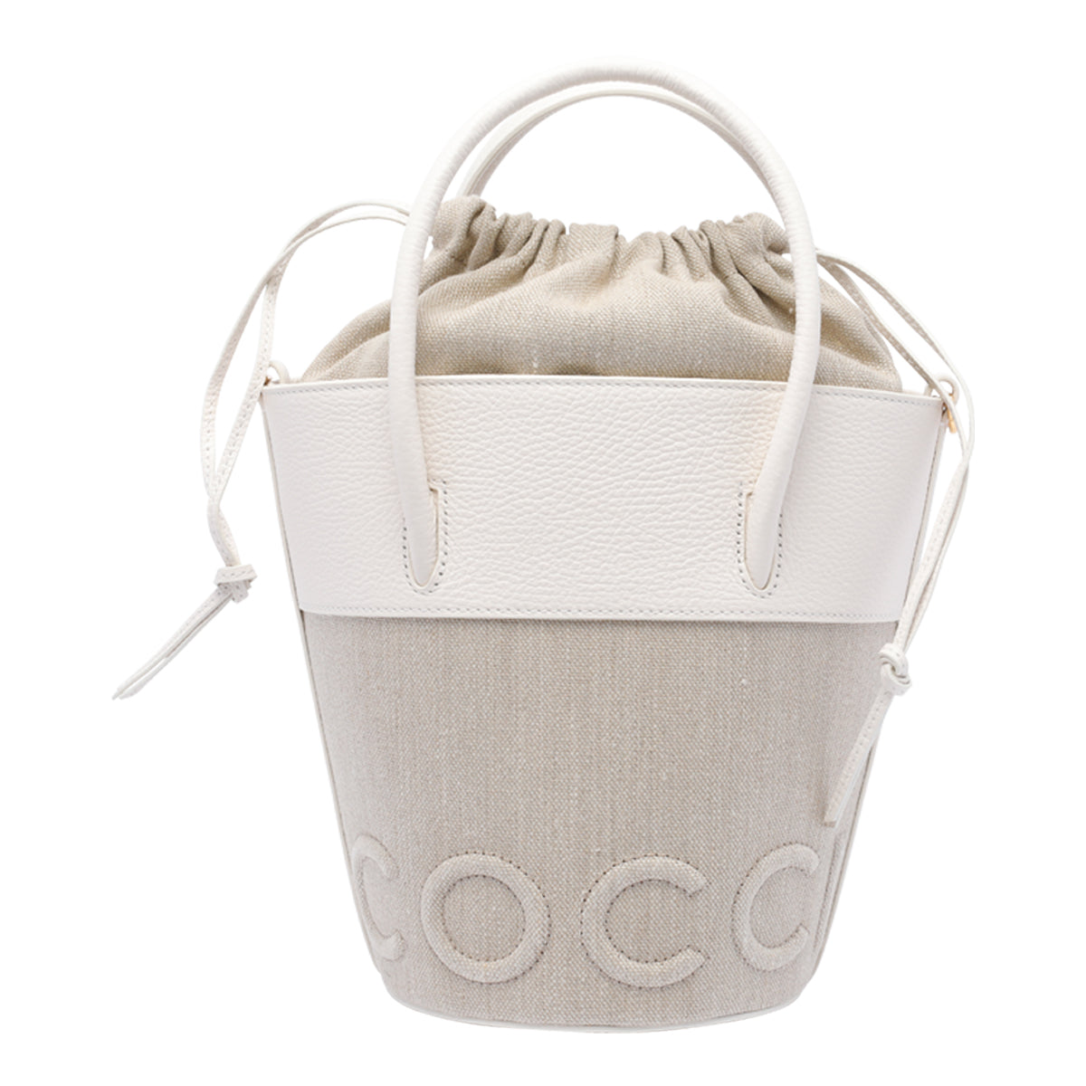 Coccinelle Bags Beige Fabric Leather Sole
