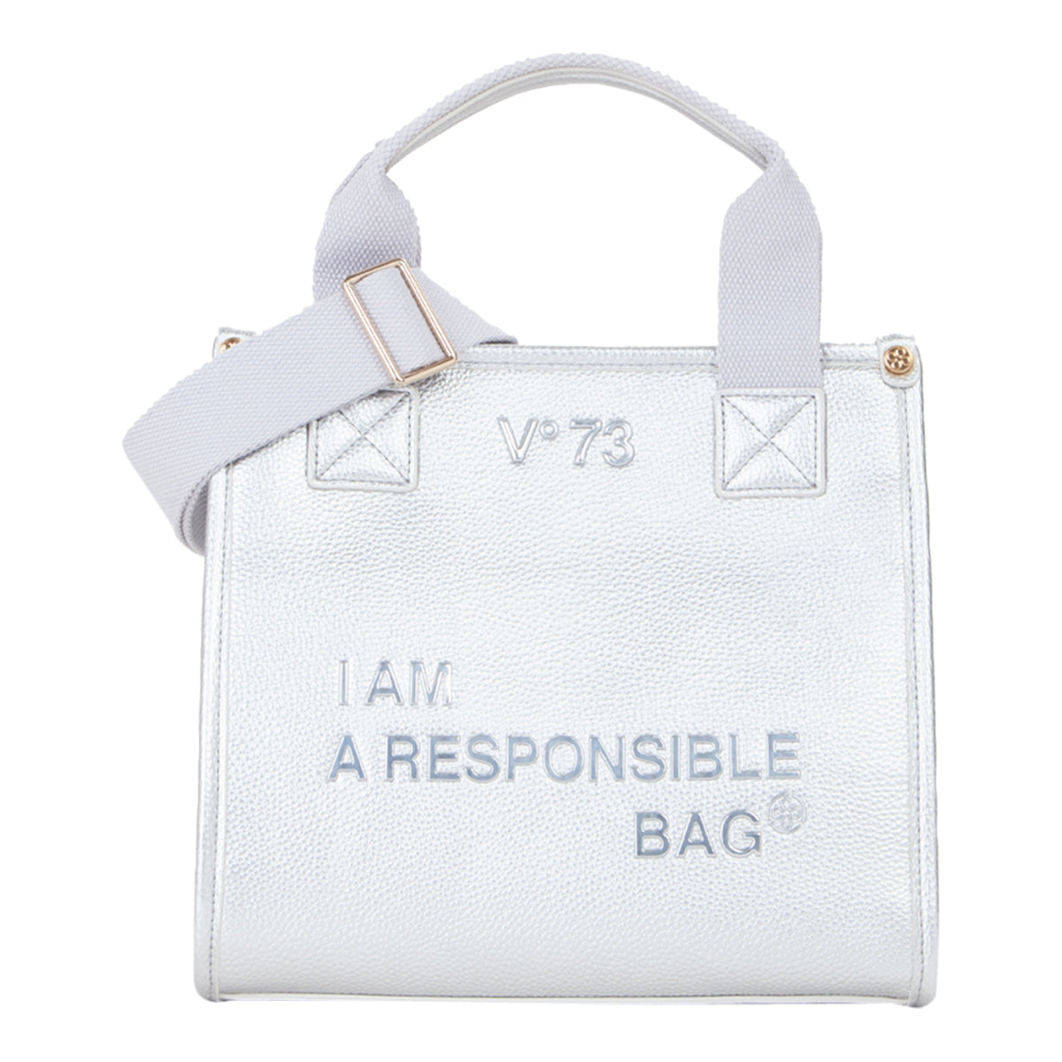 V°73 Bags Silver Polyurethane