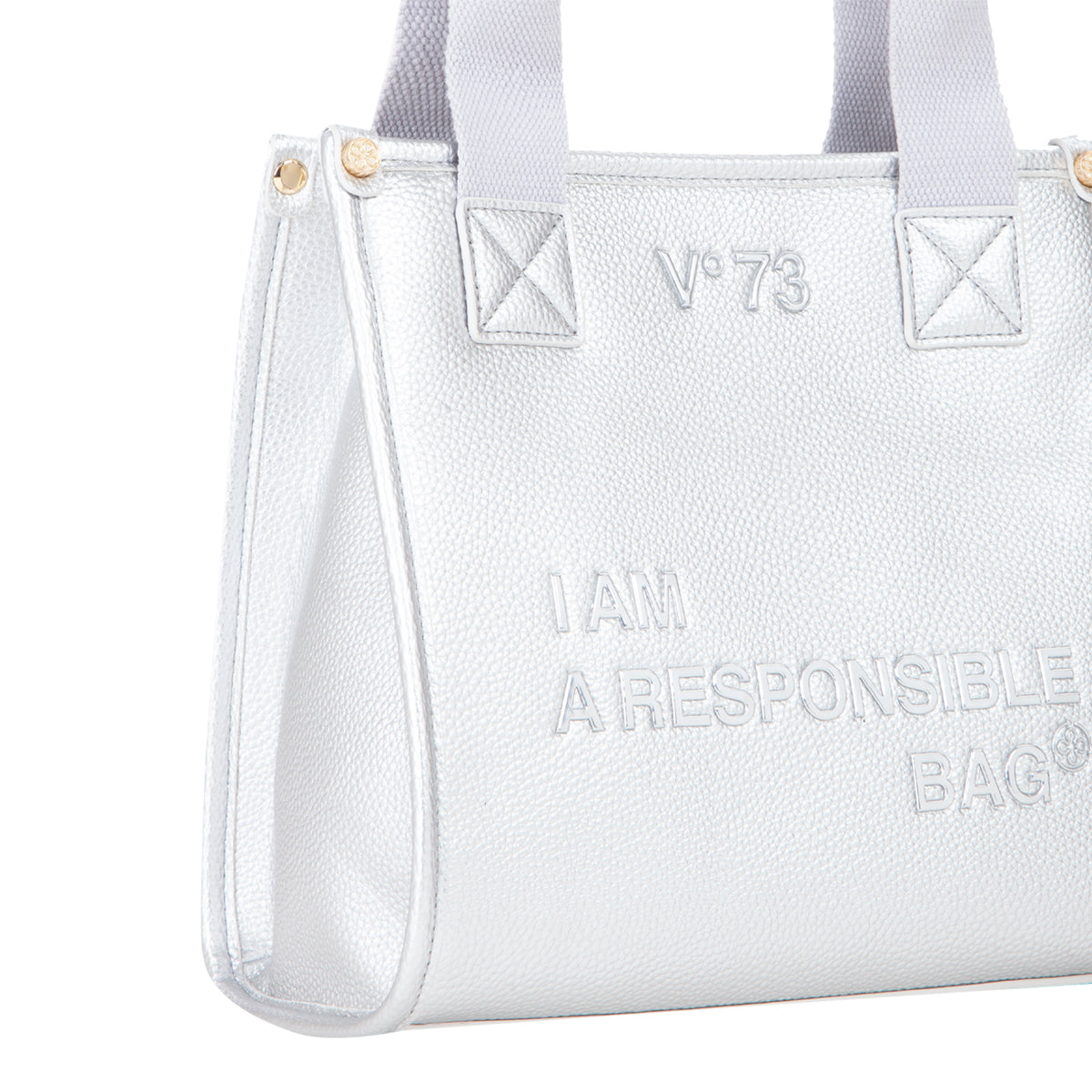 V°73 Bags Silver Polyurethane