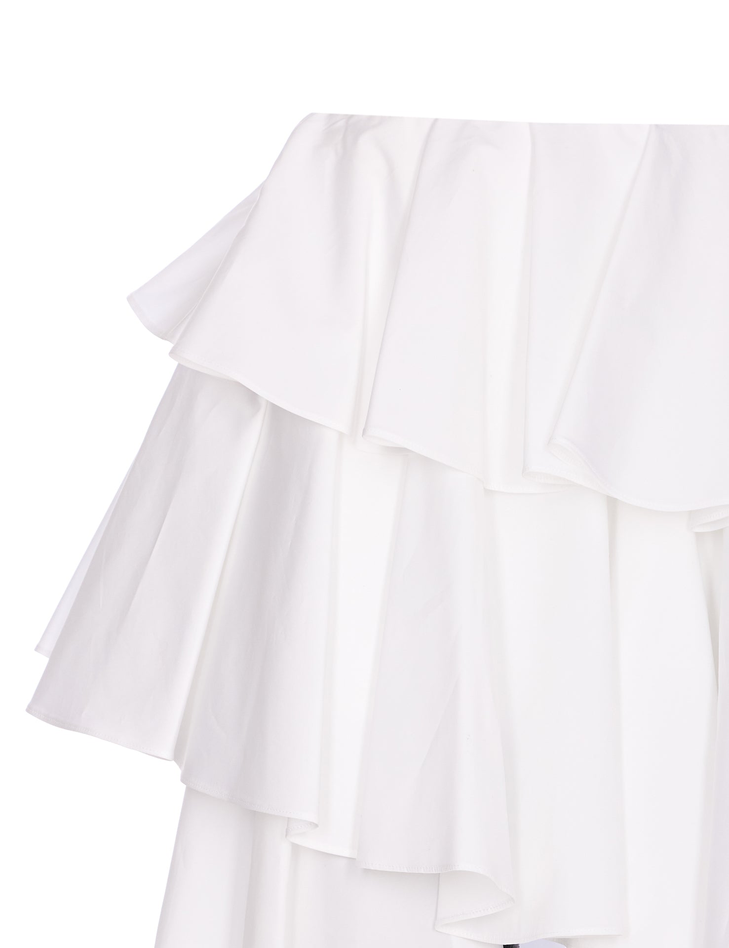 Alaia Skirts White Cotton