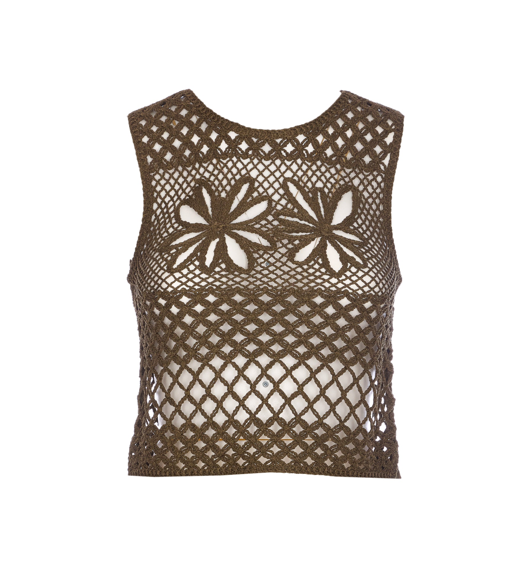 Pinko Top Brown Viscose
