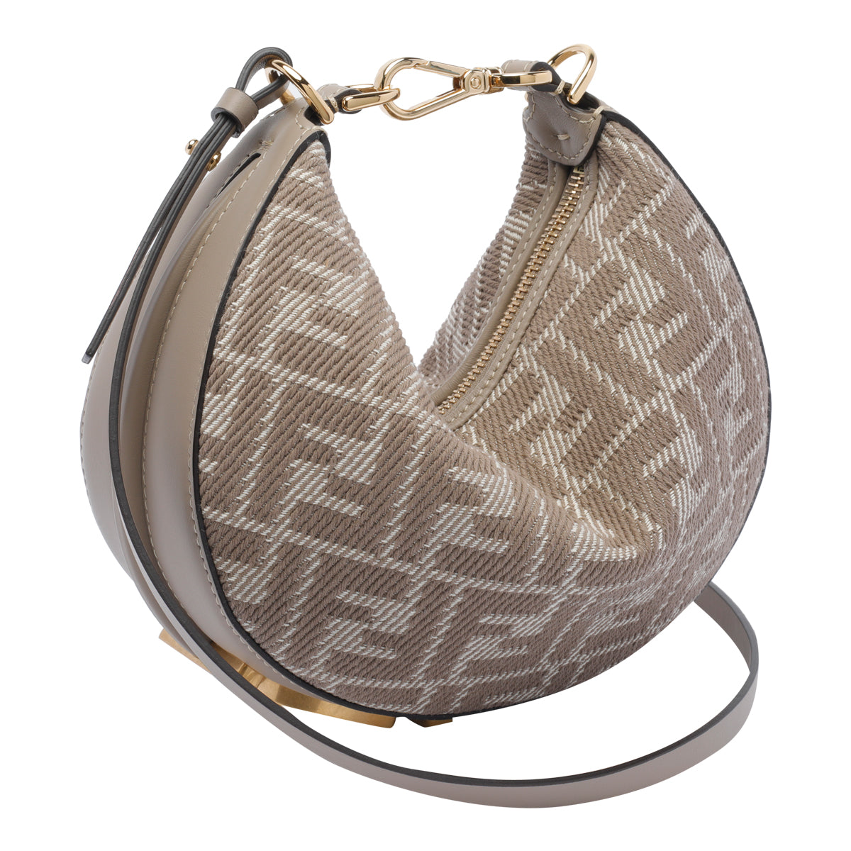Fendi Bags Beige Fabric Calf Leather