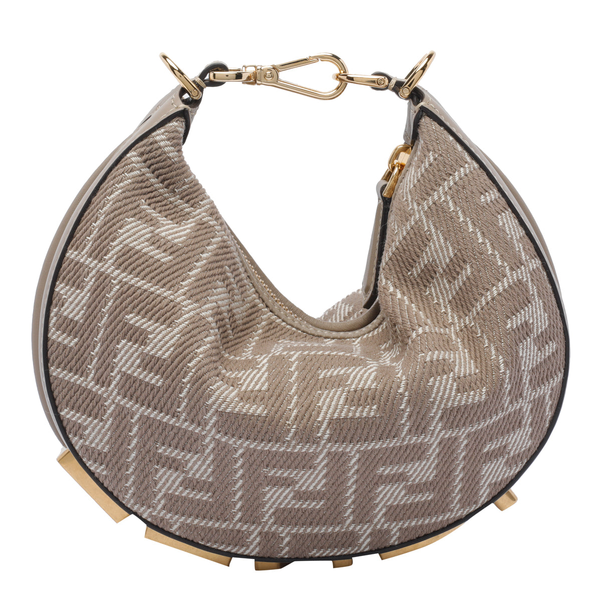 Fendi Bags Beige Fabric Calf Leather