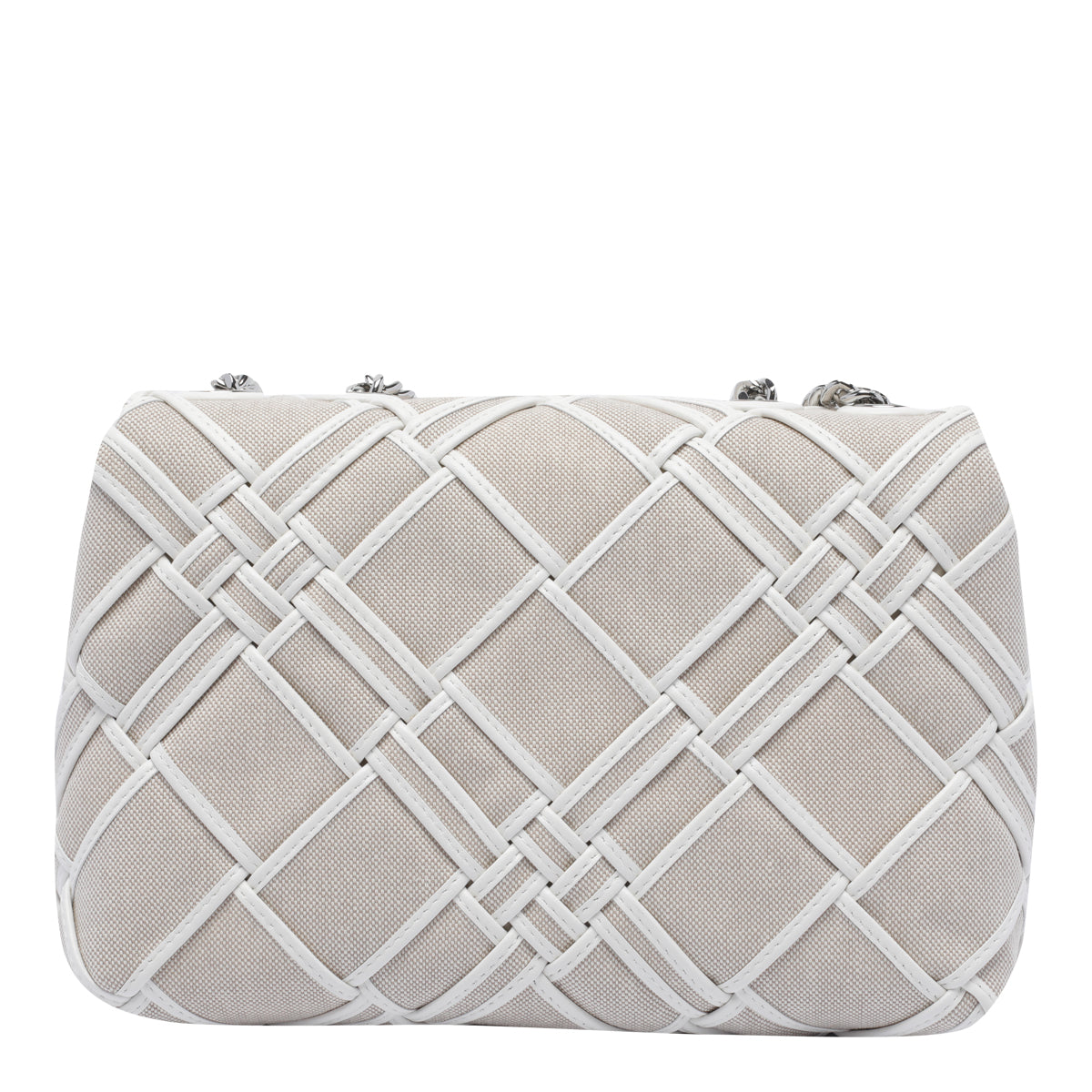 Tory Burch Bags Beige Fabric Calf Leather