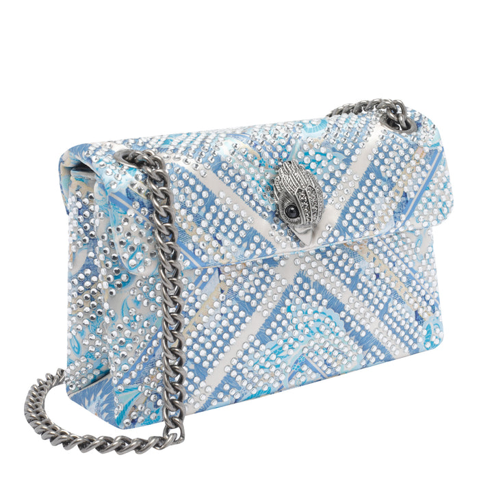 Kurt Geiger Bags Blue Polyester Crystal Glass