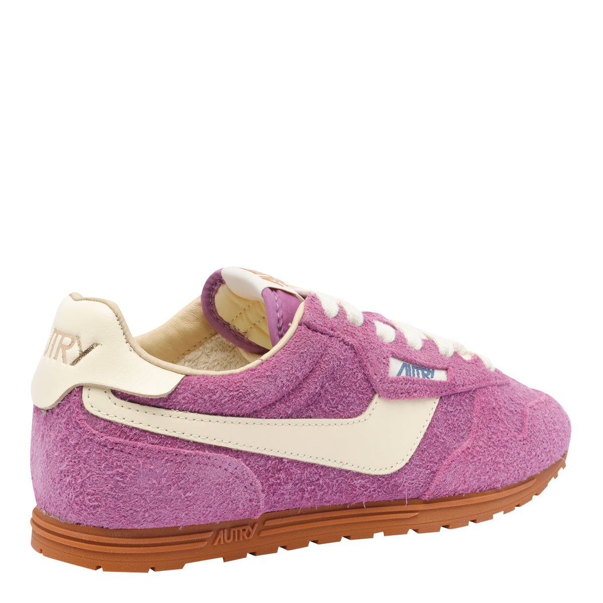 Autry Sneakers Purple Suede Leather/rubber Sole