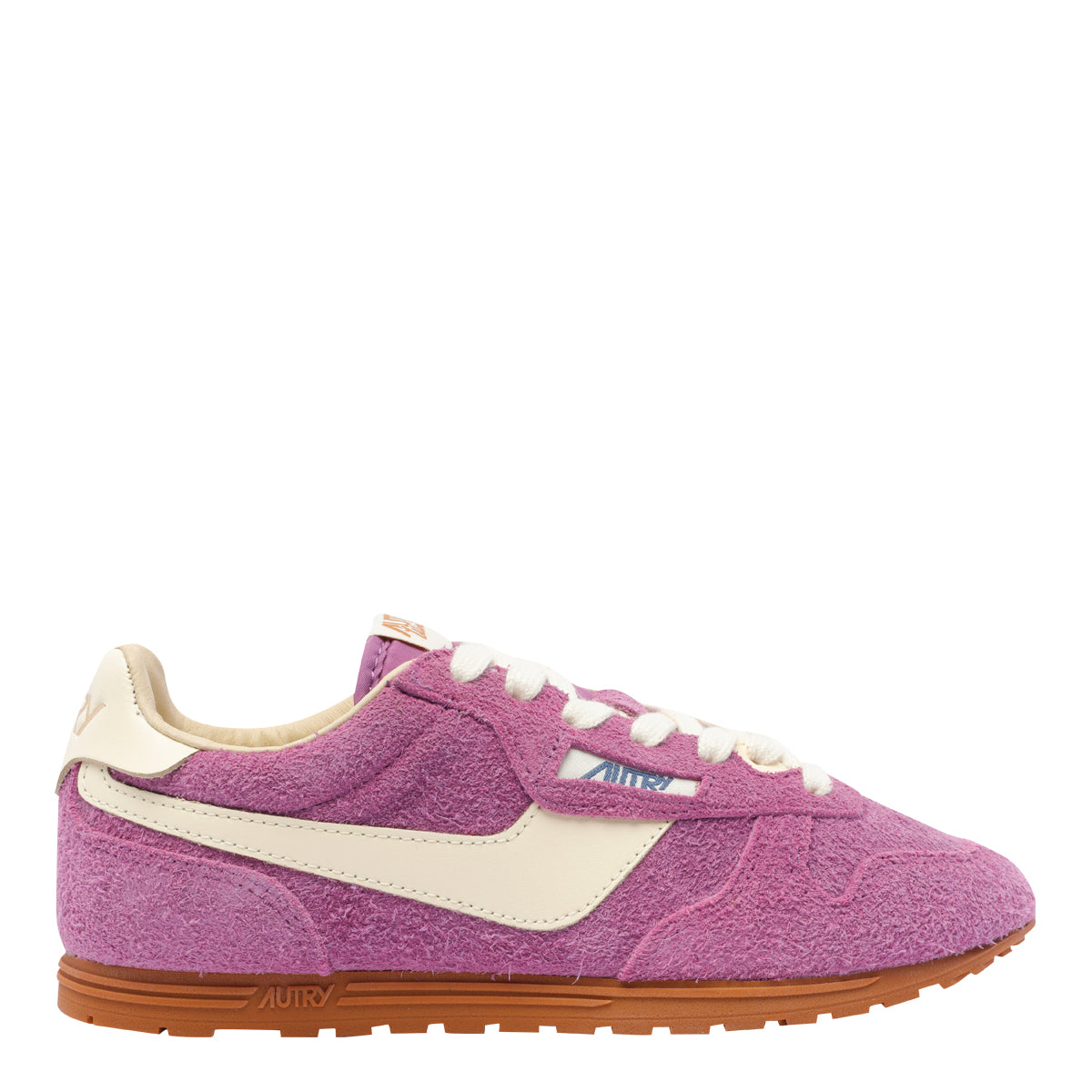 Autry Sneakers Purple Suede Leather/rubber Sole
