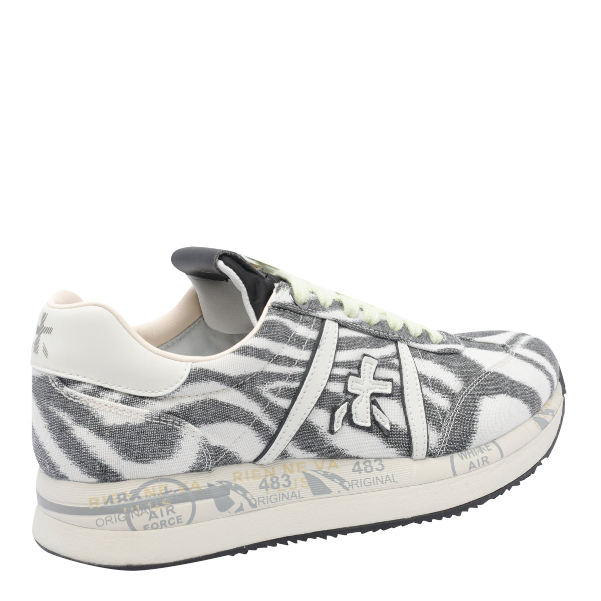 Premiata Sneakers White Fabric/rubber Sole