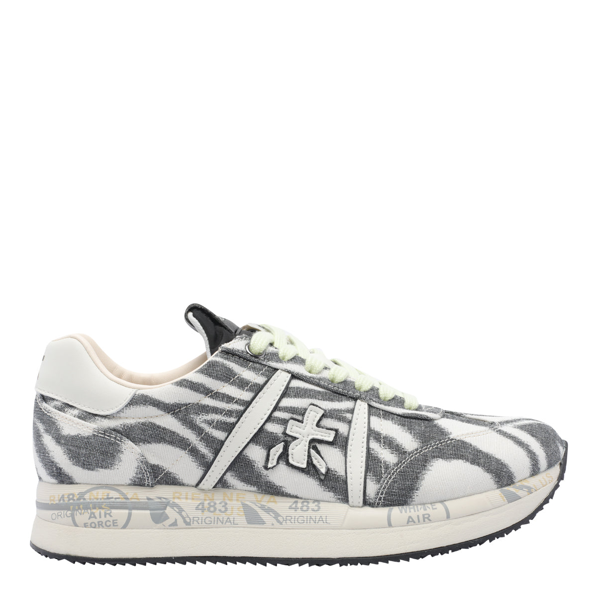 Premiata Sneakers White Fabric/rubber Sole