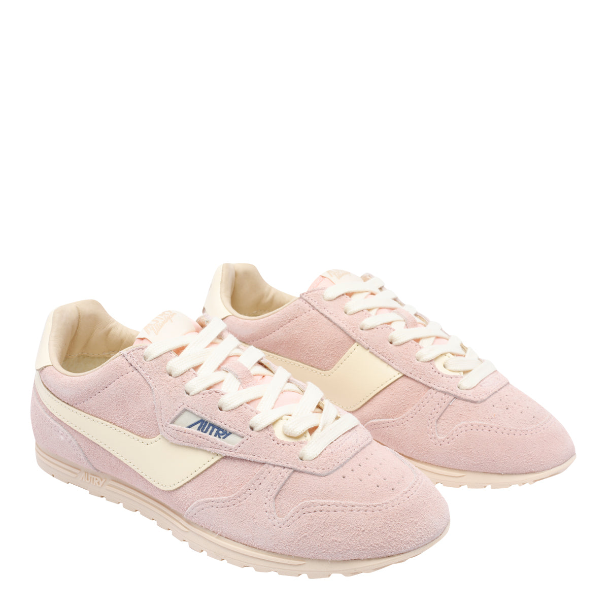 Autry Sneakers Pink Suede Leather/rubber Sole