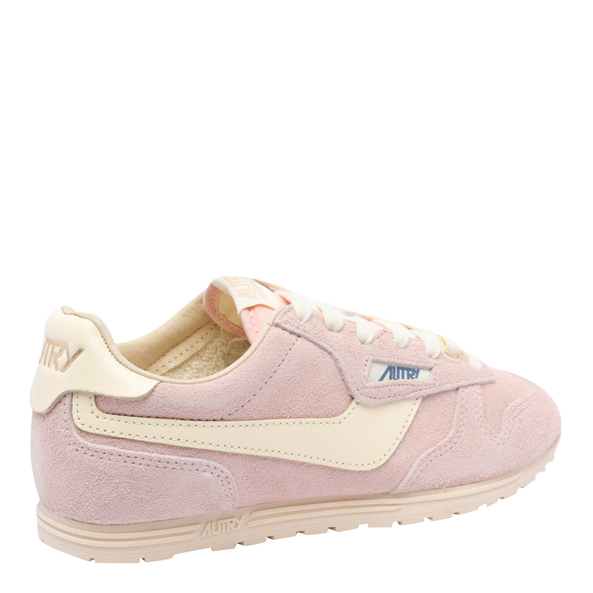 Autry Sneakers Pink Suede Leather/rubber Sole