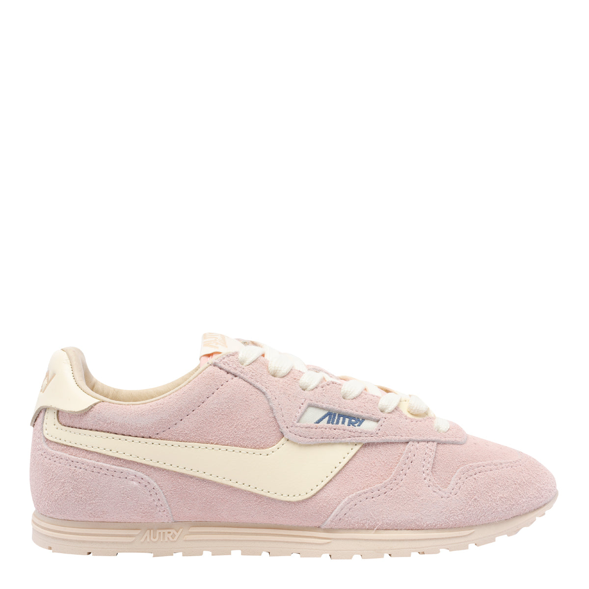 Autry Sneakers Pink Suede Leather/rubber Sole